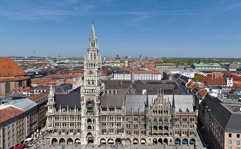 Das neue Rathaus in München